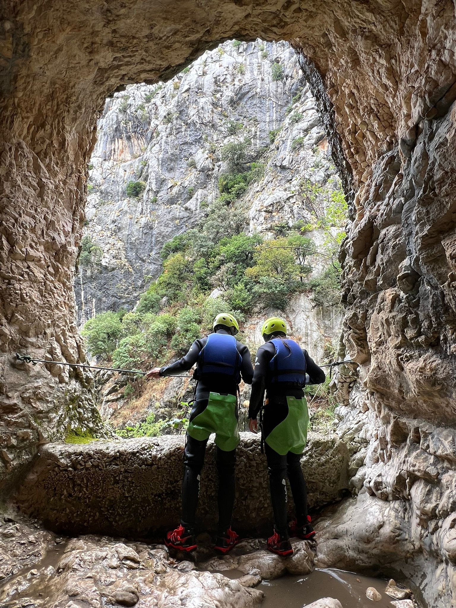 Canyoning at Centina