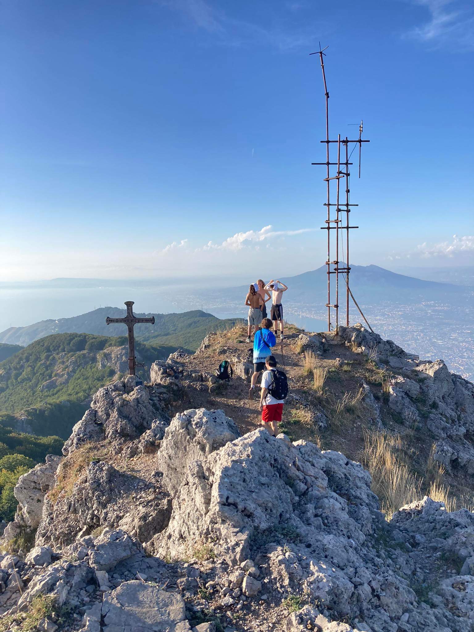 Approaching the summit