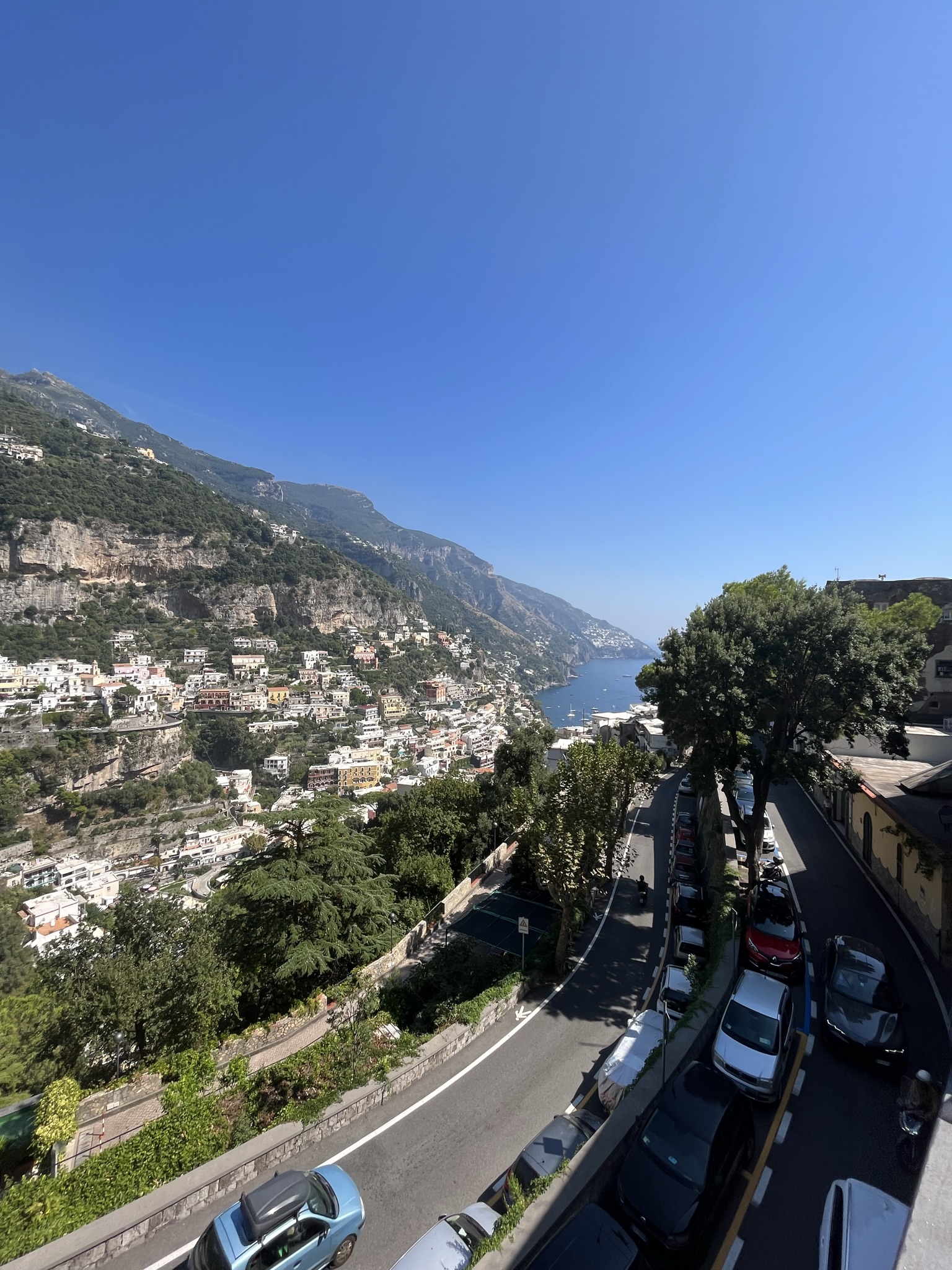 Positano coastal road