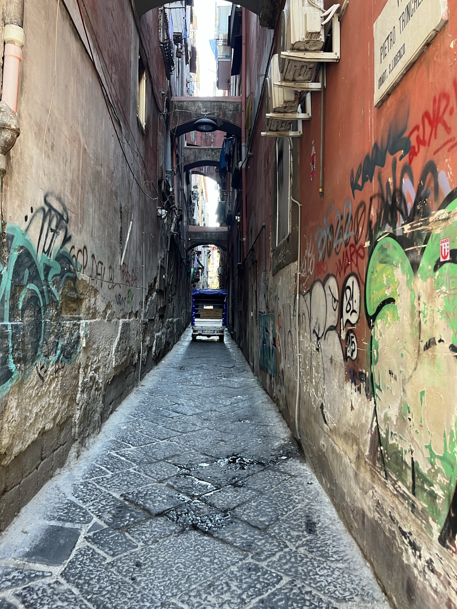 Narrow Naples street