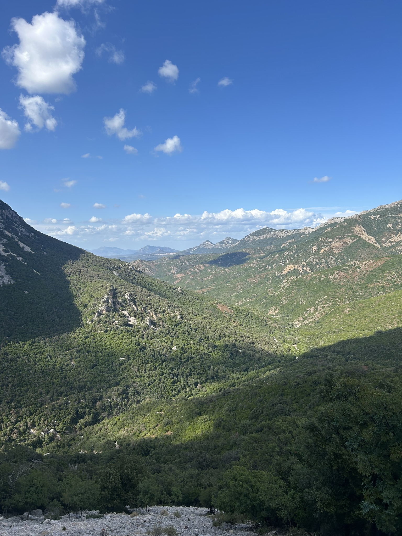 Gorropu Canyon walls