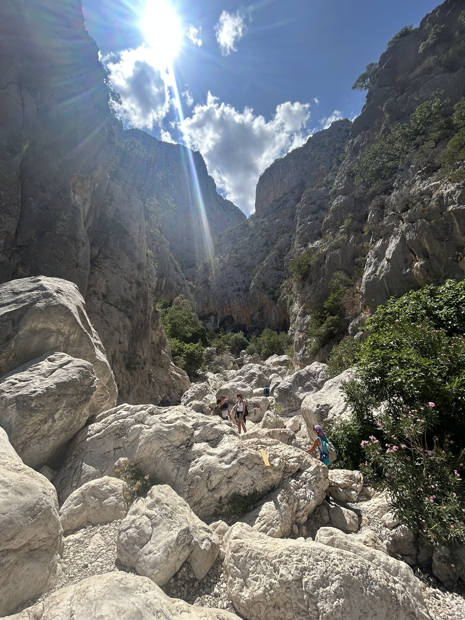 Limestone cliffs